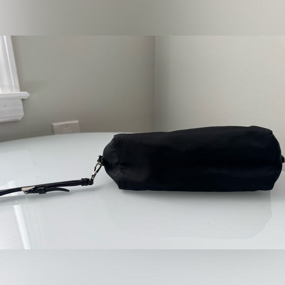 Prada Black Nylon & Saffiano Leather Wristlet - Picture 11 of 14